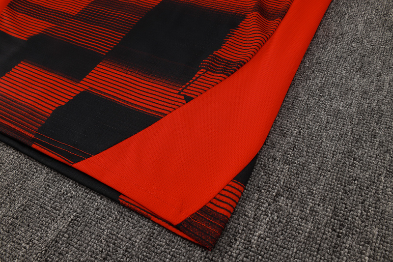 24/25 AC Milan Red Black Training Set Shirt and Shorts