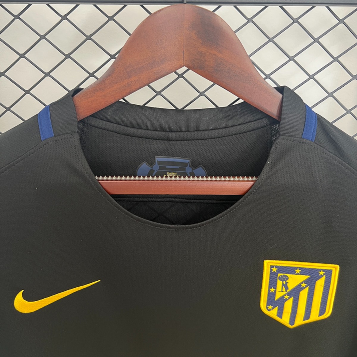 Retro Atletico Madrid 2016/17 Away Black jersey Fan Version