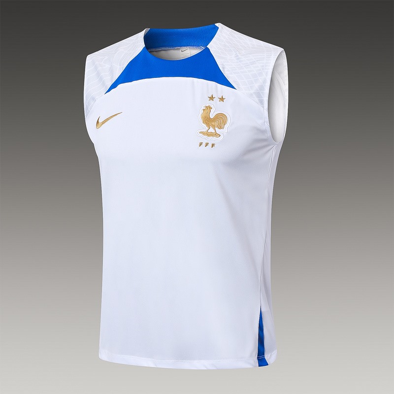 24/25 France White Training Set Shirt and Shorts