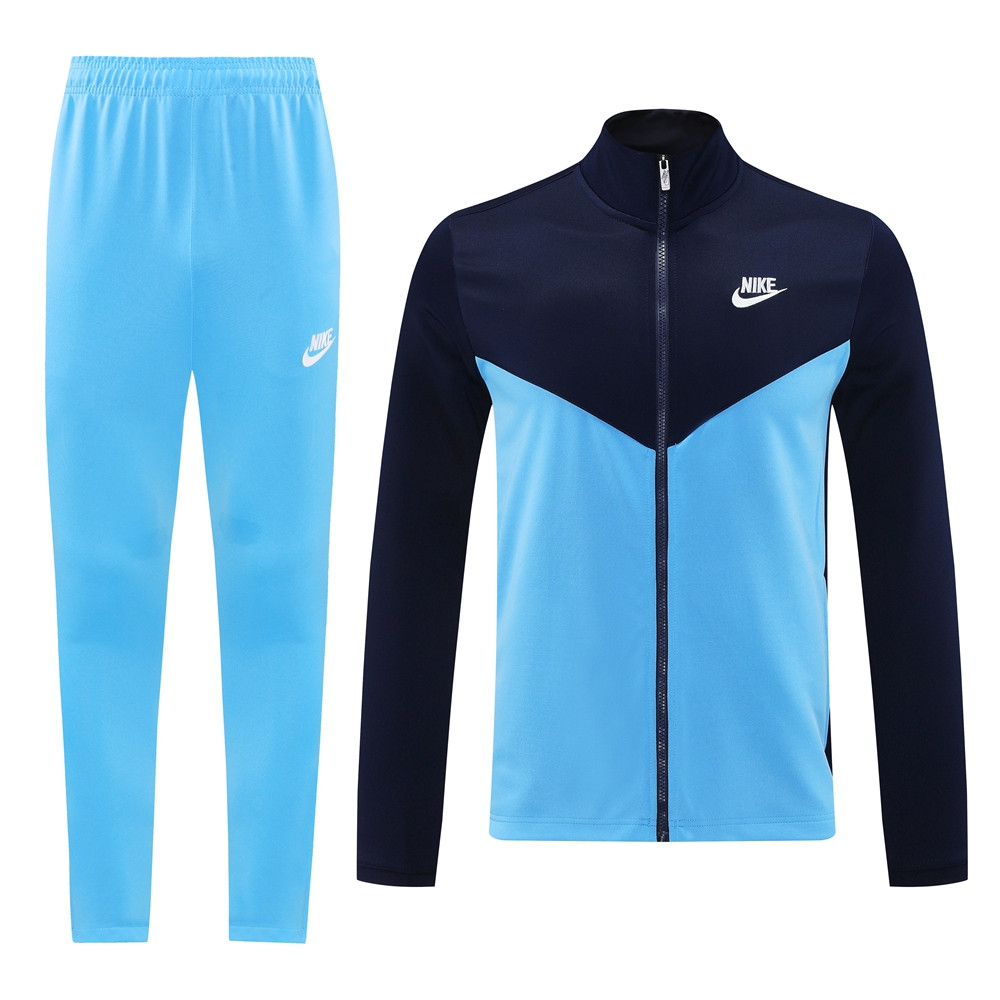 2024 Nike Sky Blue Jacket Training Suit Set Football Team Shirt Sports Fashion