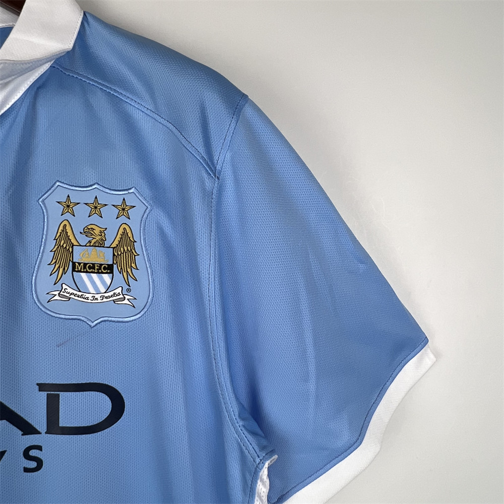 Retro Manchester City 15/16 version home jersey Fan Version