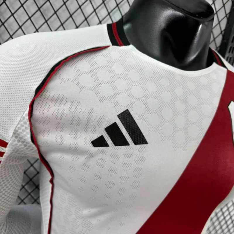 2025/26 River Plate Home Long Sleeve Jersey Player Version
