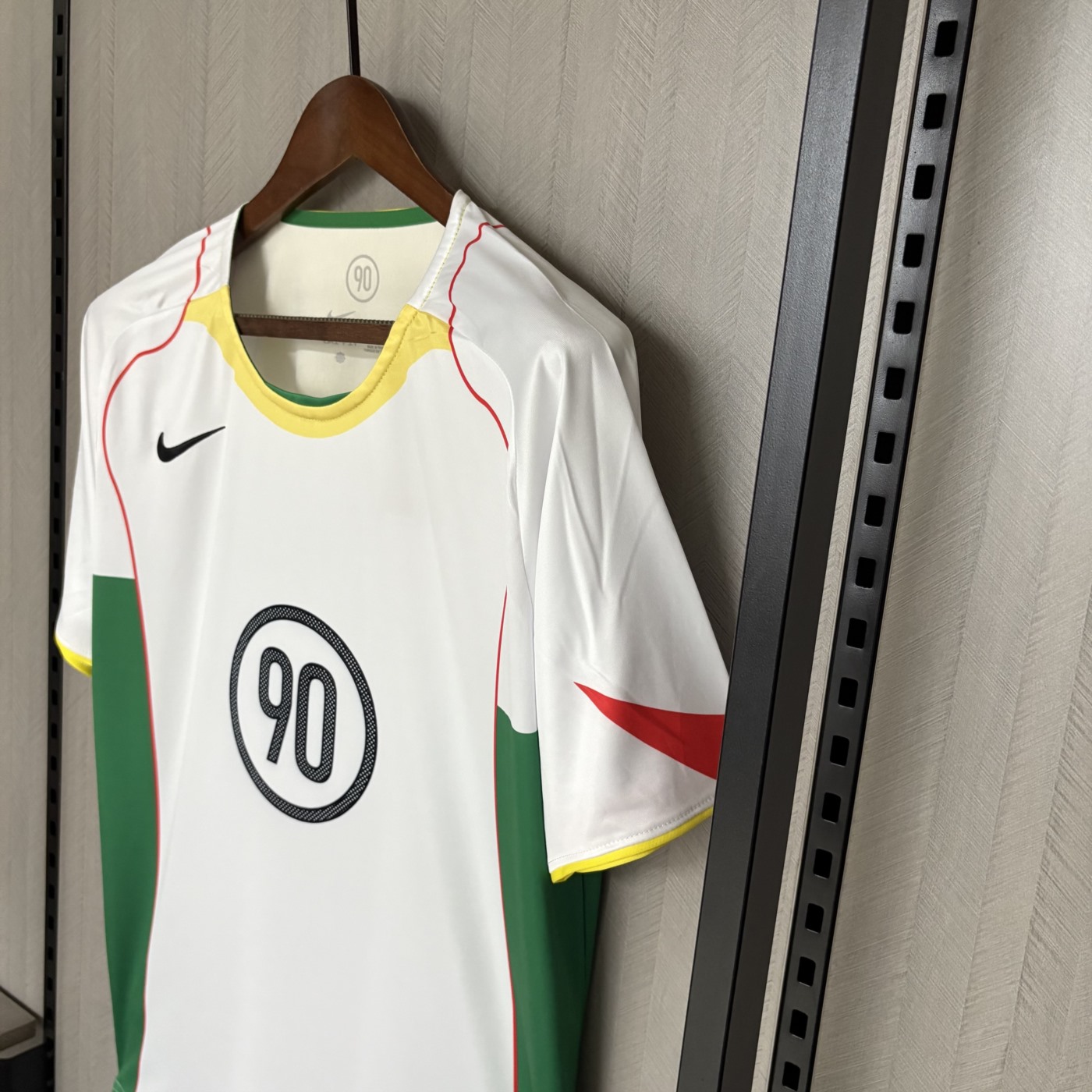 2025 Nike T90 jersey White and Green Fan version