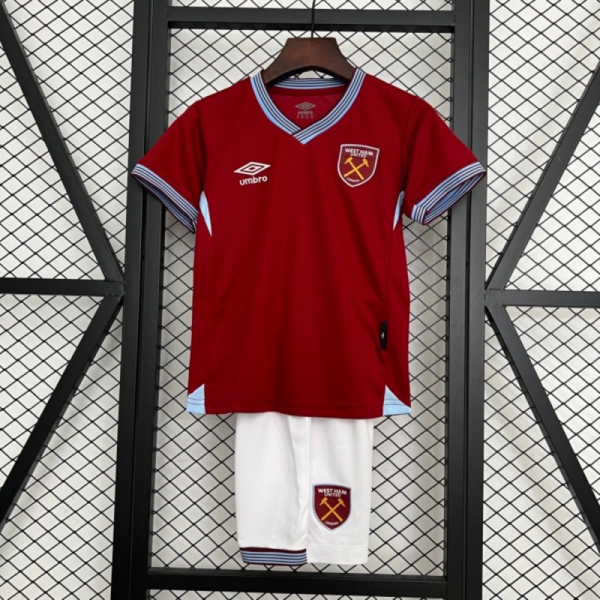 2025/26 West Ham United Home jersey kids Kits size: 16-28
