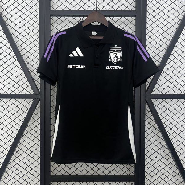 25/26 Colo Colo Black Polo Jersey Fan Version