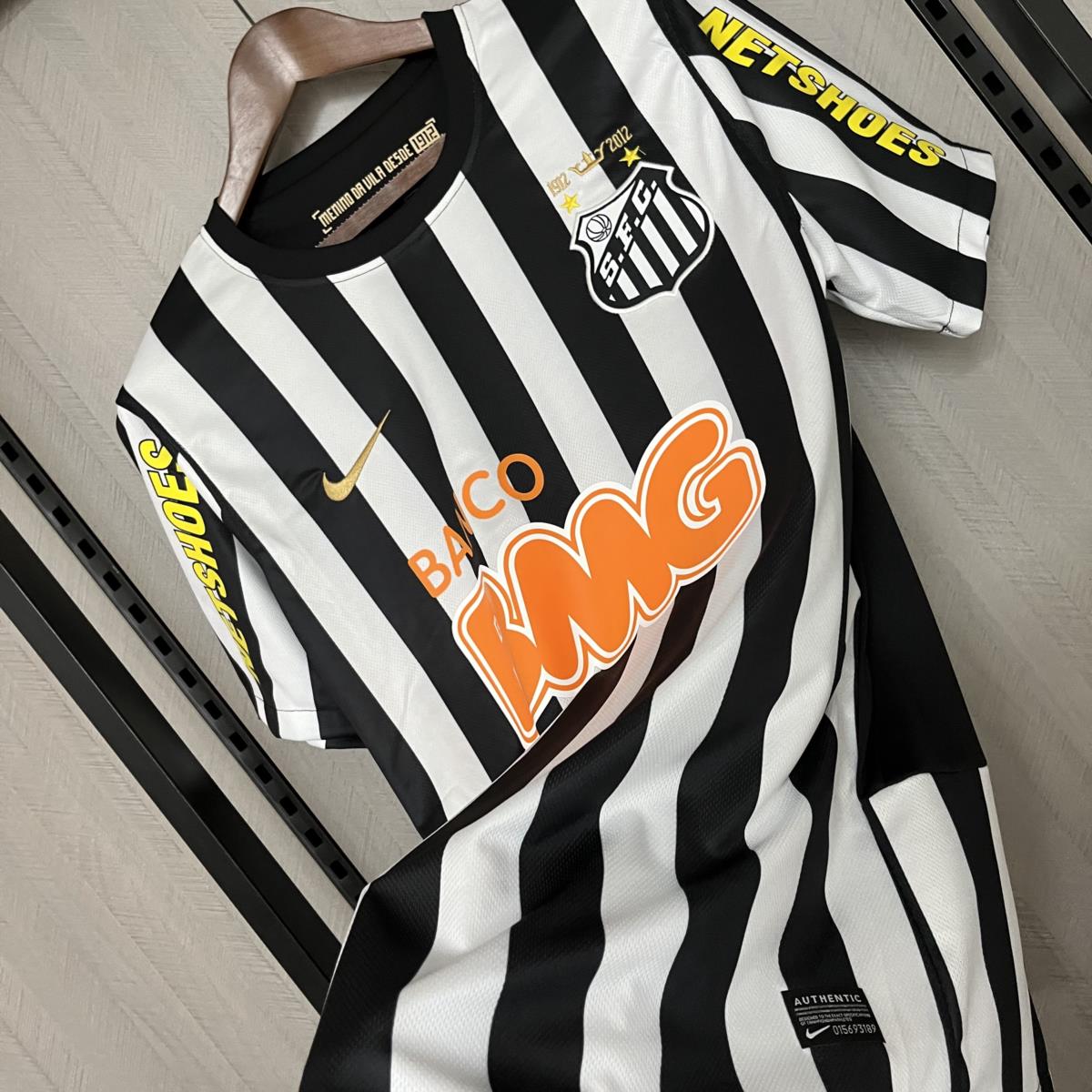 Retro 2012 Santos away jersey Fan Version