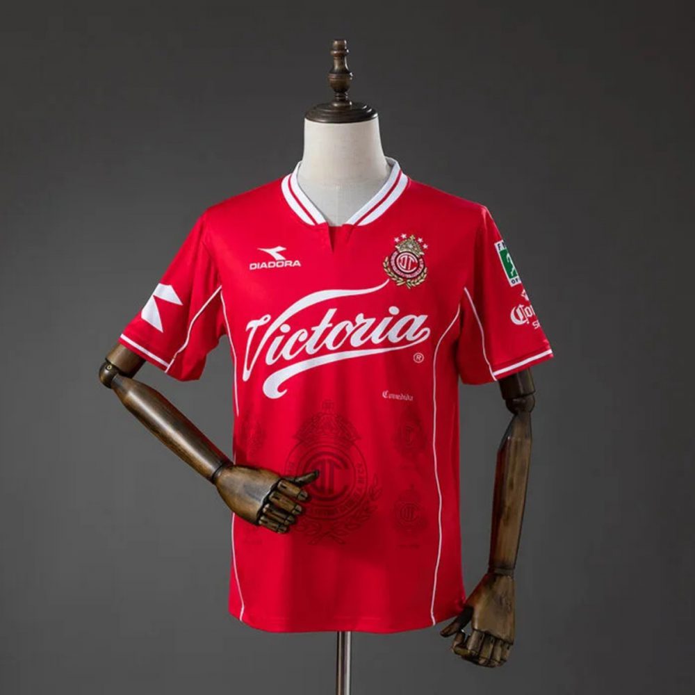 Retro 1998/99 Toluca Home Jersey Fan version