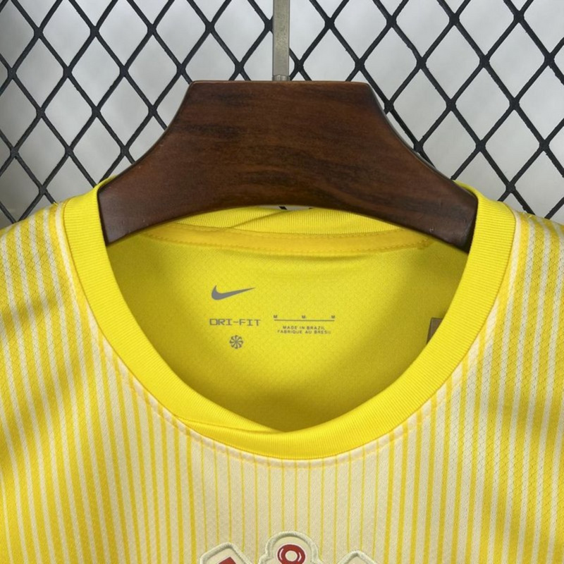 2025/26 Corinthians Yellow goalkeeper jersey Fan version