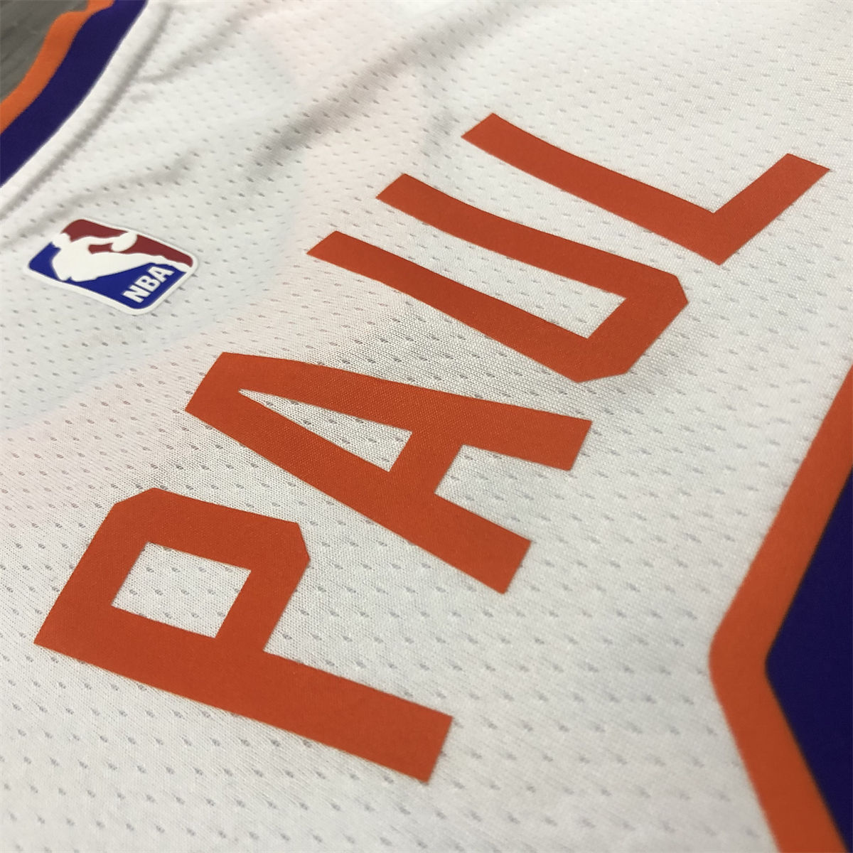 NBA Phoenix Suns V-Neck White jersey PAUL#3 S-XXL