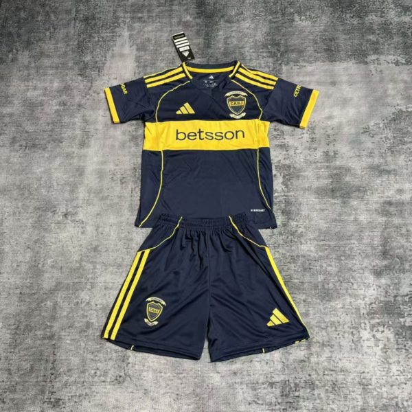 2025/26 Boca Juniors Home Kids Kits 16-28