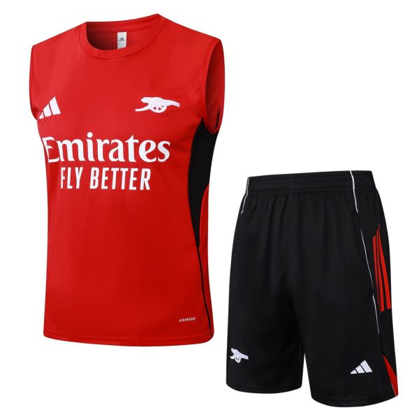 2026 Arsenal Red Training Set Shirt and Shorts