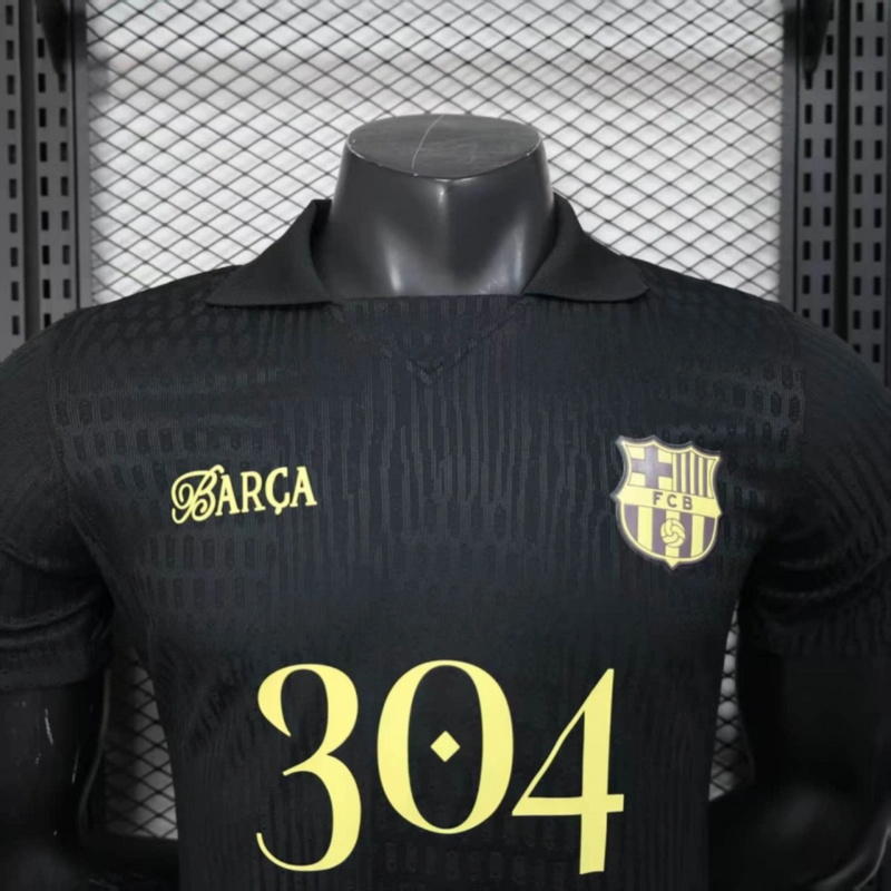 2025/26 Barcelona Special Edition Black jersey Player Version