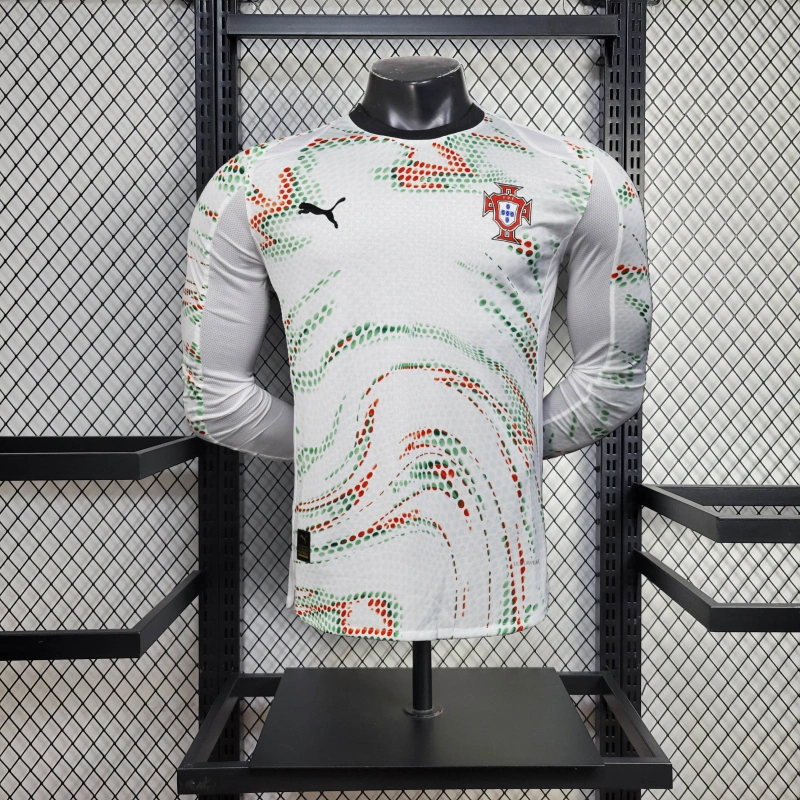 25/26 Portugal Away Long Sleeve Jersey Player Version