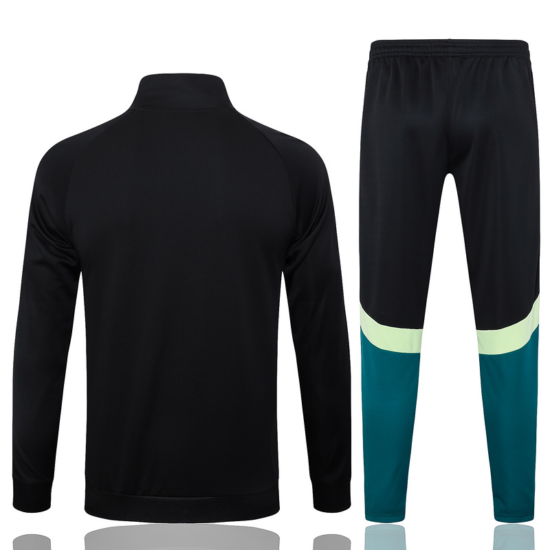 2024/25 Manchester United Black Jacket Training Suit Set Football Team Shirt Sports Fashion