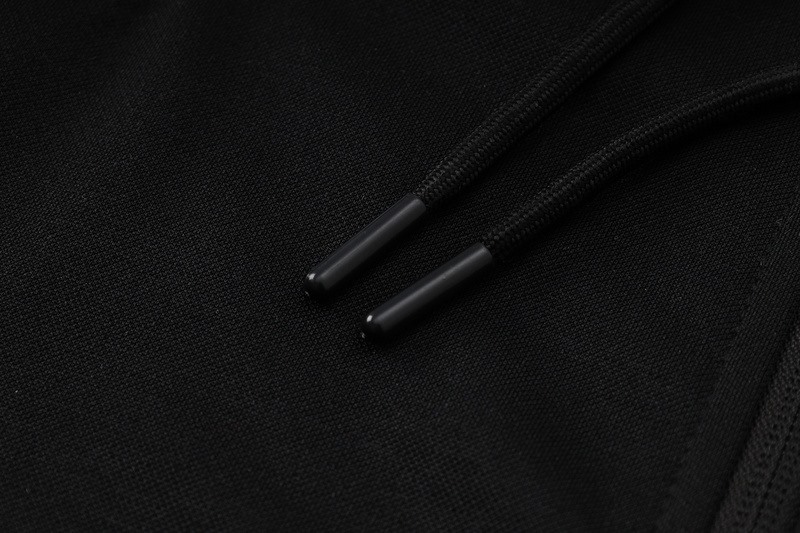 2024 Barcelona Black Hoodie Jacket Kit Set Football Team Shirt Sports Fashion