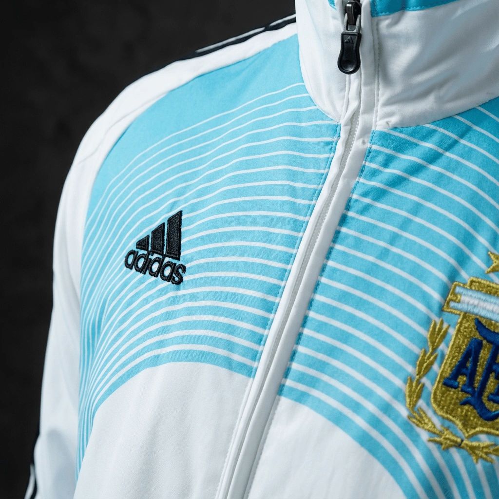 2026 Argentina White Windbreaker Sport Unifom jersey Sport Unifom