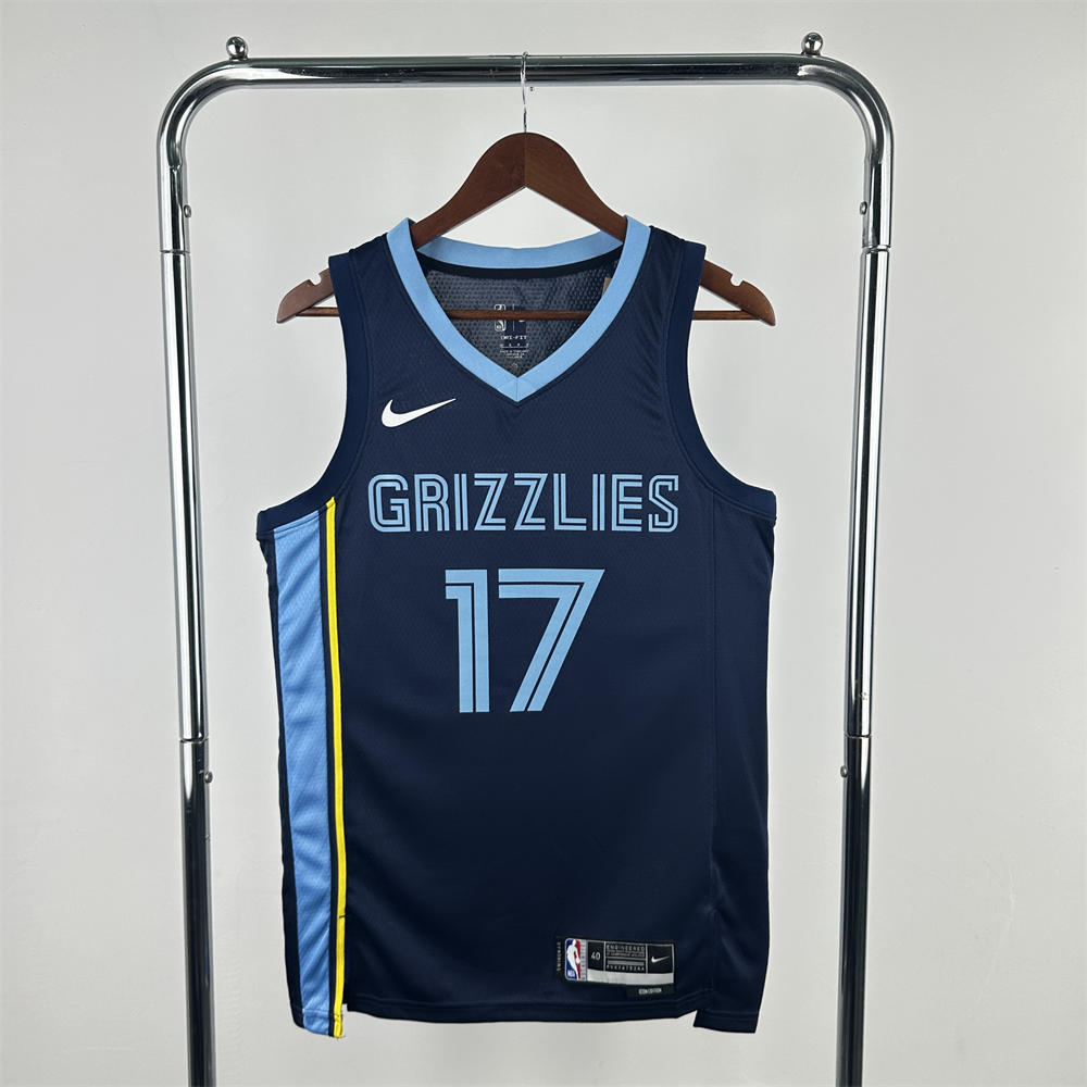 NBA Memphis Grizzies 2023 Round Neck Black Jersey KAWAMURA#17 S-XXL