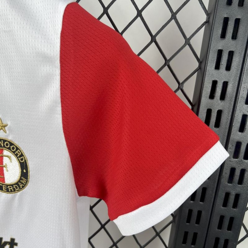 2025/26 Feyenoord Rotterdam Home jersey kids Kits size: 16-28