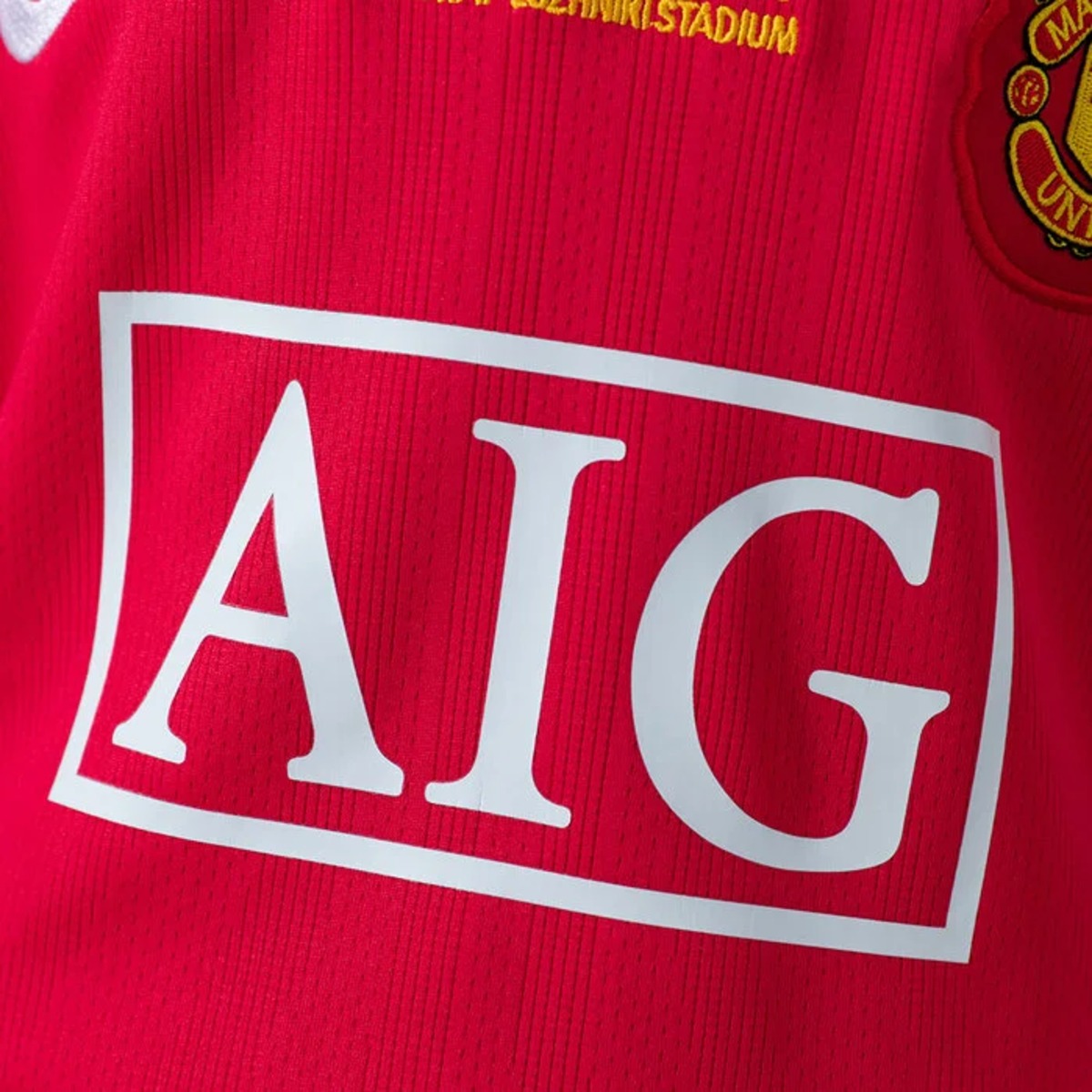 Retro Manchester United 2007/08 Champions League Version Home Kid Kits