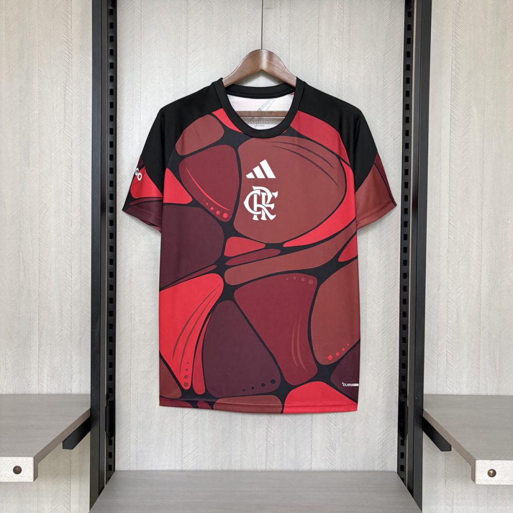 2026/27 Flamengo Pre-Match Red Jersey Fan Version