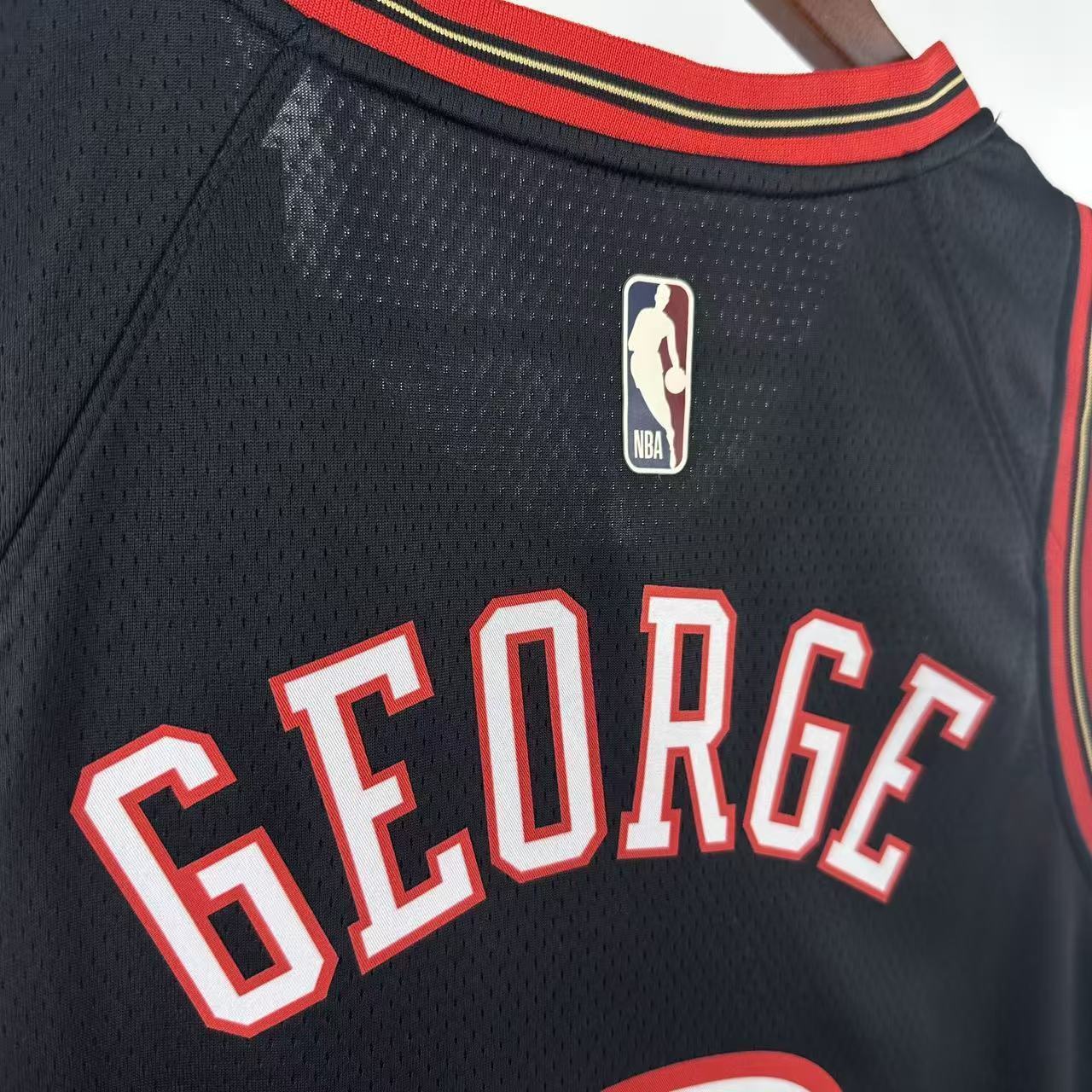 NBA Philadelphia 76ers 2026 Vintage Style Black Jersey GEORGE#8