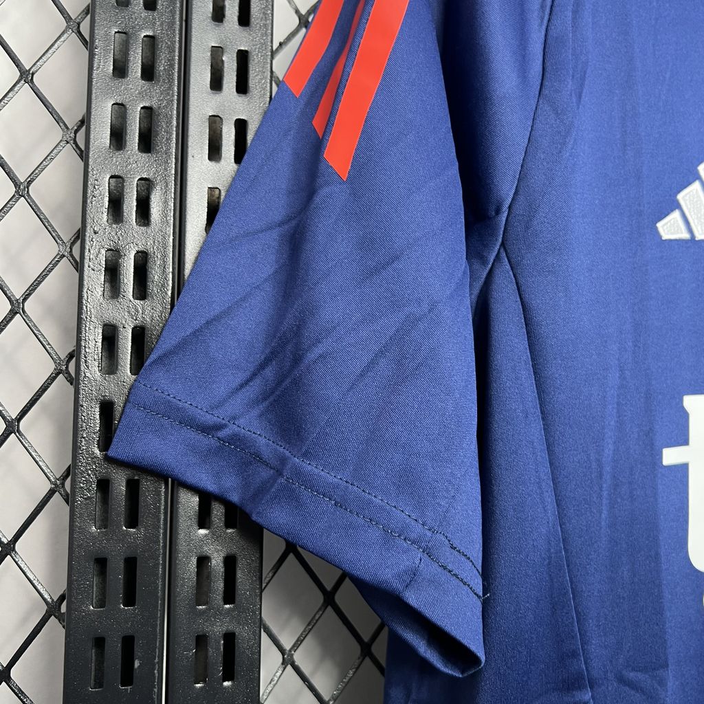 2024/25 Manchester United Dark blue Pre-match training Jersey Fan Version
