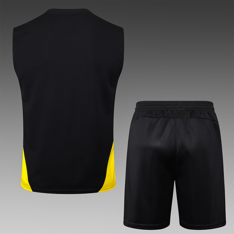 24/25 Dortmund Black Training Set Shirt and Shorts