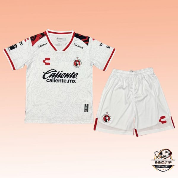 2025/26 Club Tijuana Away jersey kids Kits size: 16-28