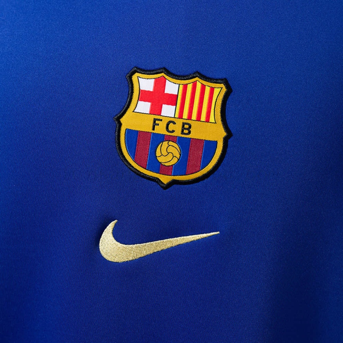 2025/26 Barcelona Long Sleeve Blue Sweatshirt