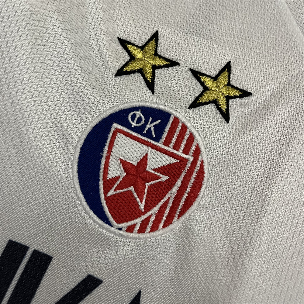 Retro Belgrade1995/97 Red Star Away jersey Fan Version