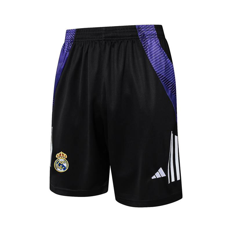 24/25 Real Madrid Black Training Set Shirt and Shorts