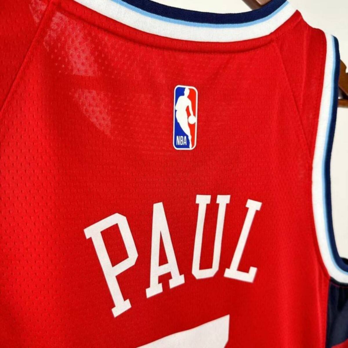 NBA Los Angeles Clippers 24/25 Round Neck JORDAN Edition Red Jersey PAUL#3 S-XXL