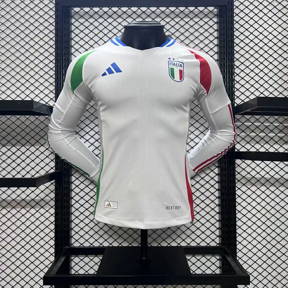 24/25 Italy Euro Away Long Sleeves Jersey Player Version