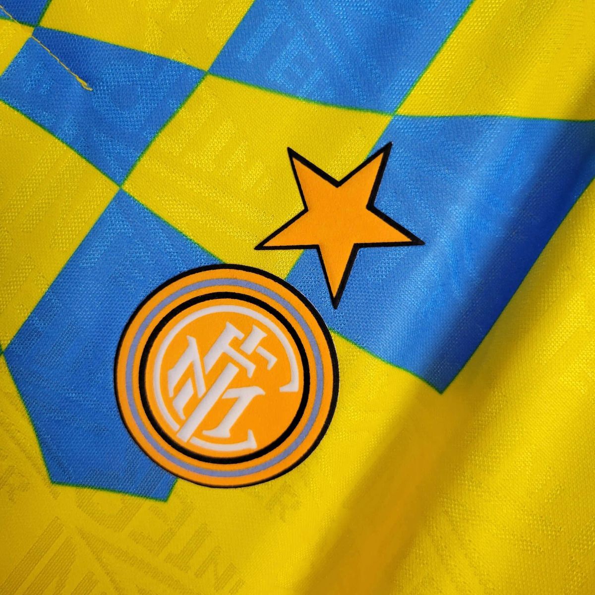Retro Inter Milan 1992/94 Second Away Yellow jersey Fan Version