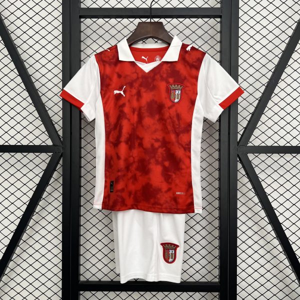 2025/26  Braga Home jersey kids Kits size: 16-28