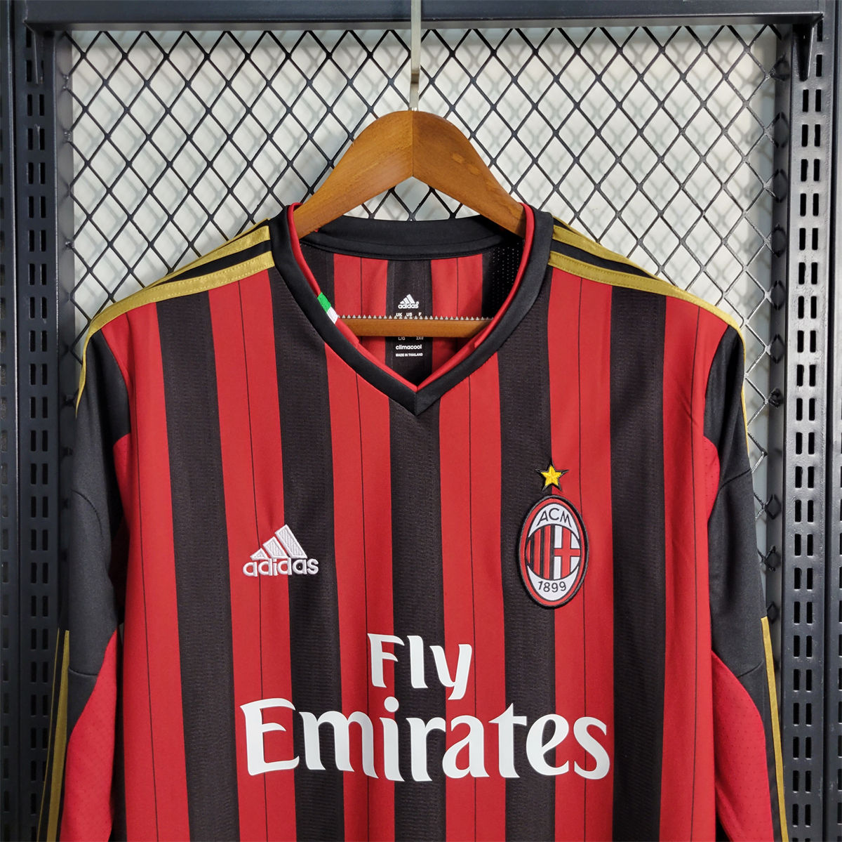 Retro AC Milan 2013/14  Long Sleeve jersey Fan Version