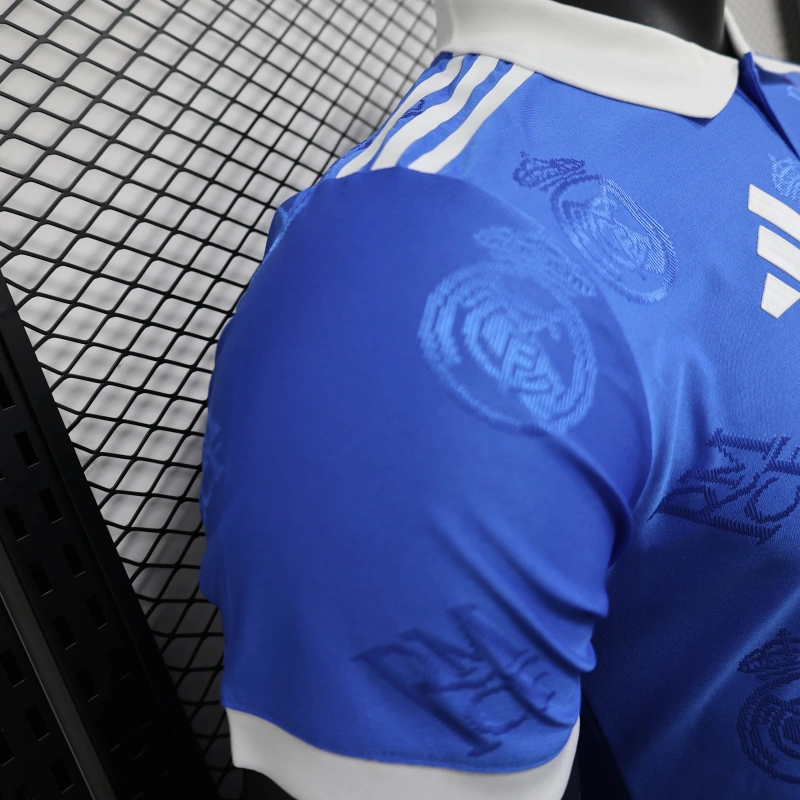 25/26 Real Madrid Co Branded Special Edition Blue jersey Player Version