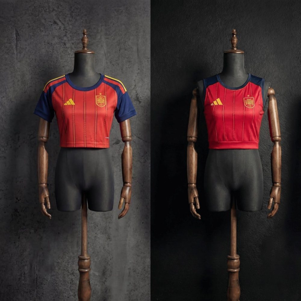 Women's Football Vest Spain 2026 World Cup Home Jersey
