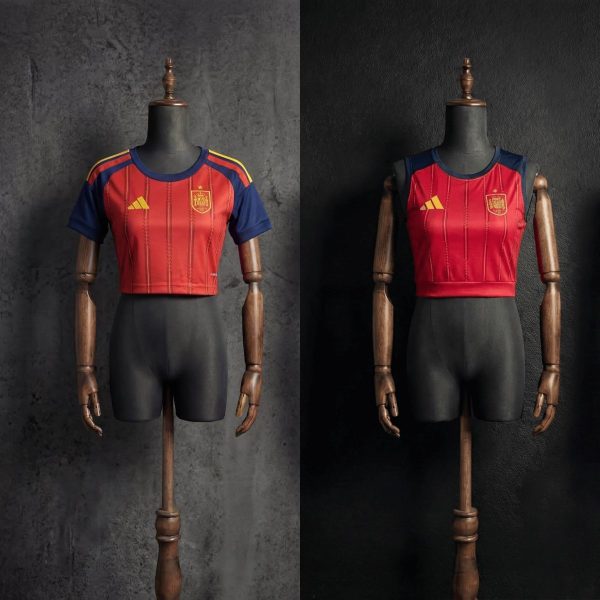 Women's Football Vest Spain 2026 World Cup Home Jersey