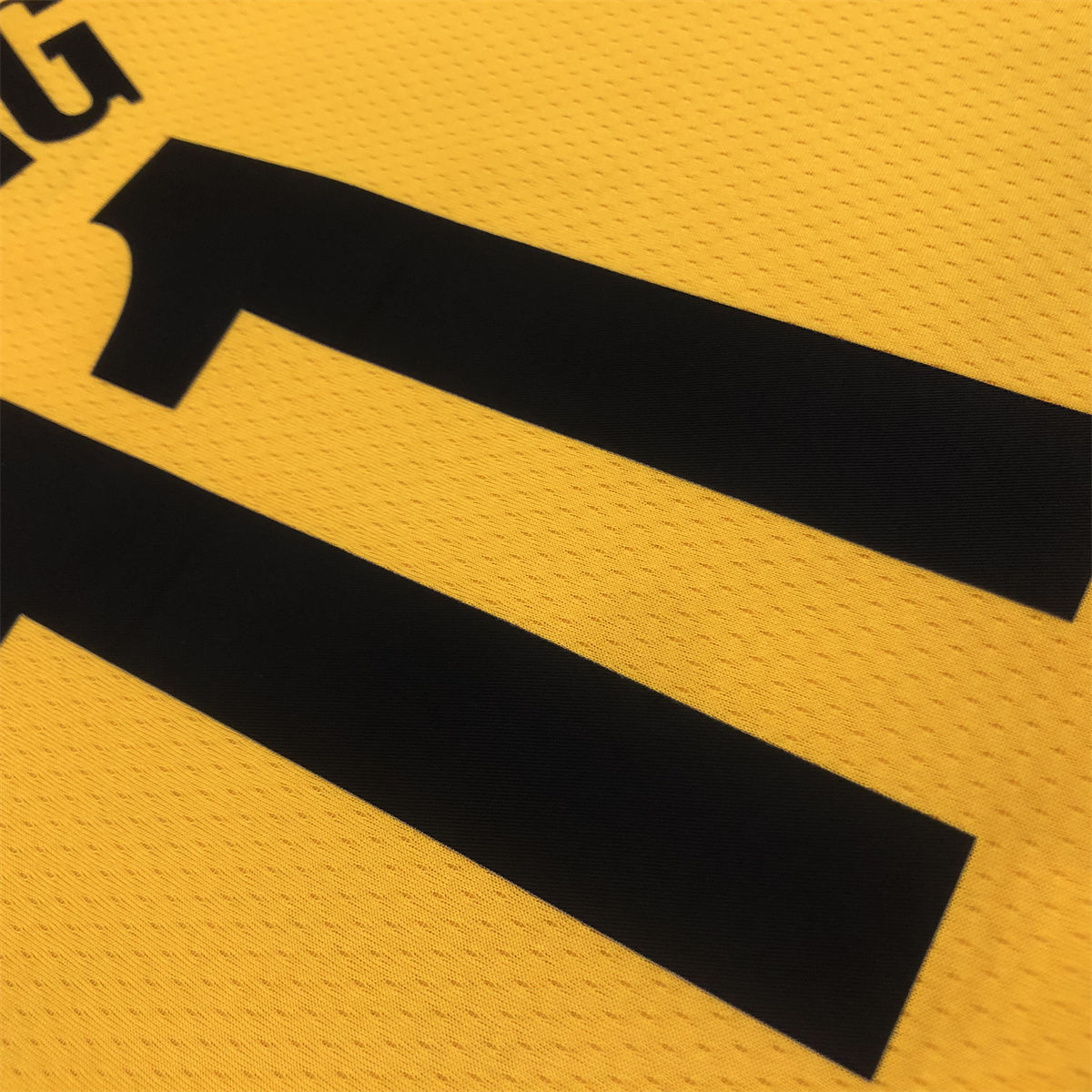 NBA Brooklyn Nets V-Neck Yellow Jersey IRVING#11 S-XXL