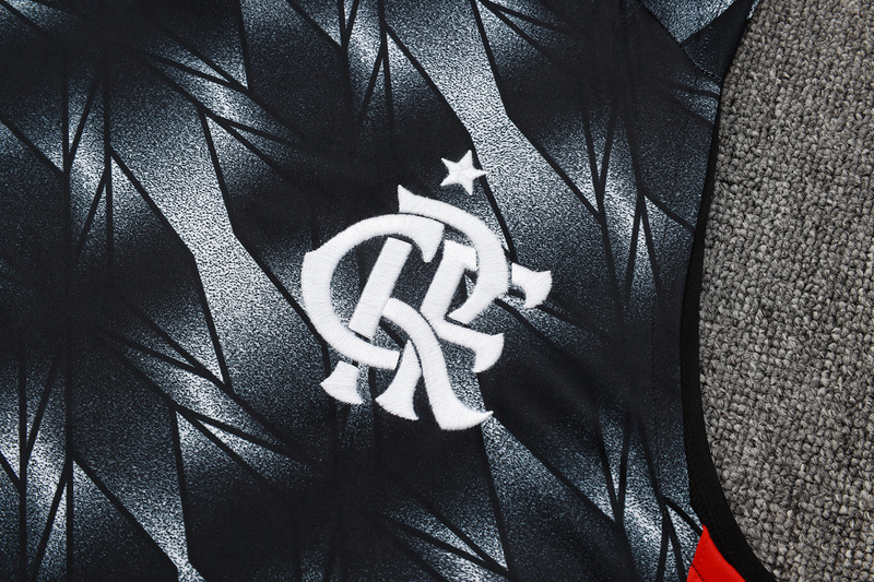 2025/26 Flamengo Black Training Set Shirt and Shorts