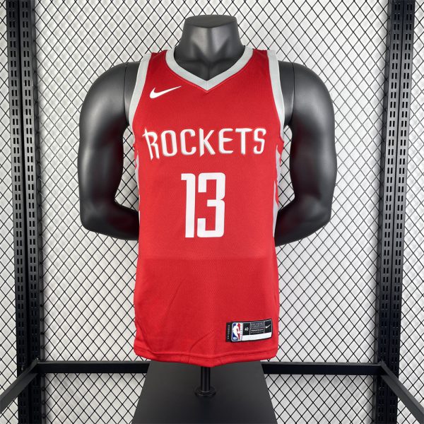NBA Houston Rockets HARDEN#13 2018/19 Red Icon Edition Swingman Jersey S-XXL