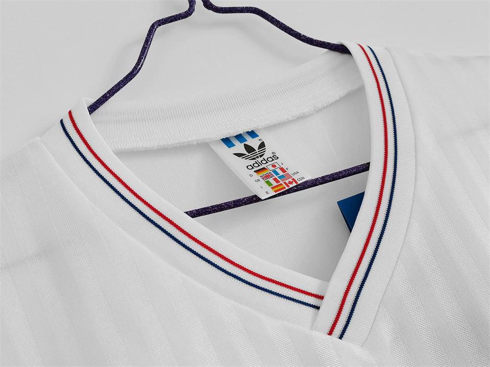 Retro Marseille 1990 Home Long Sleeve jersey Fan Version
