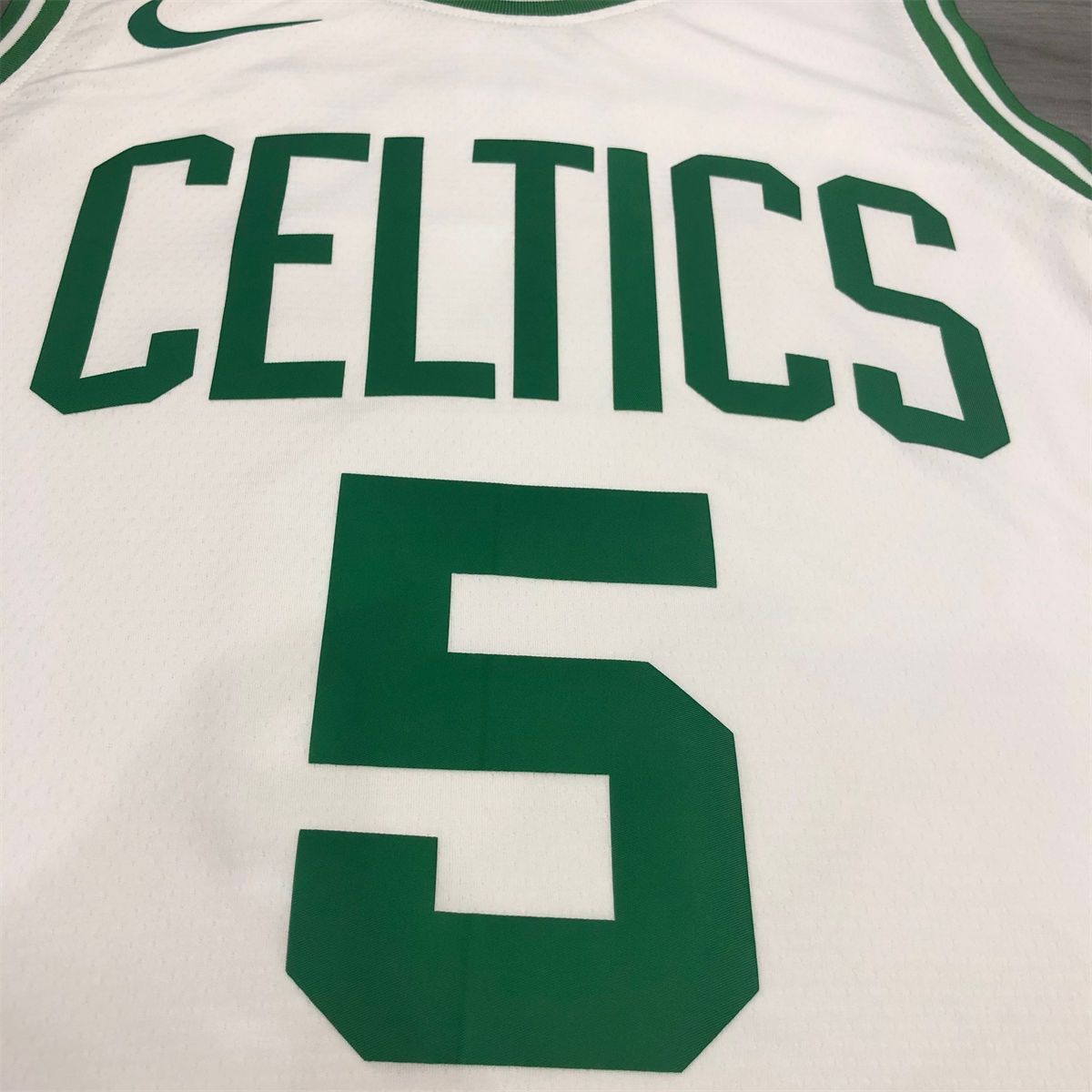 NBA Boston Celtics round neck White Jersey GARNETT#5 S-XXL