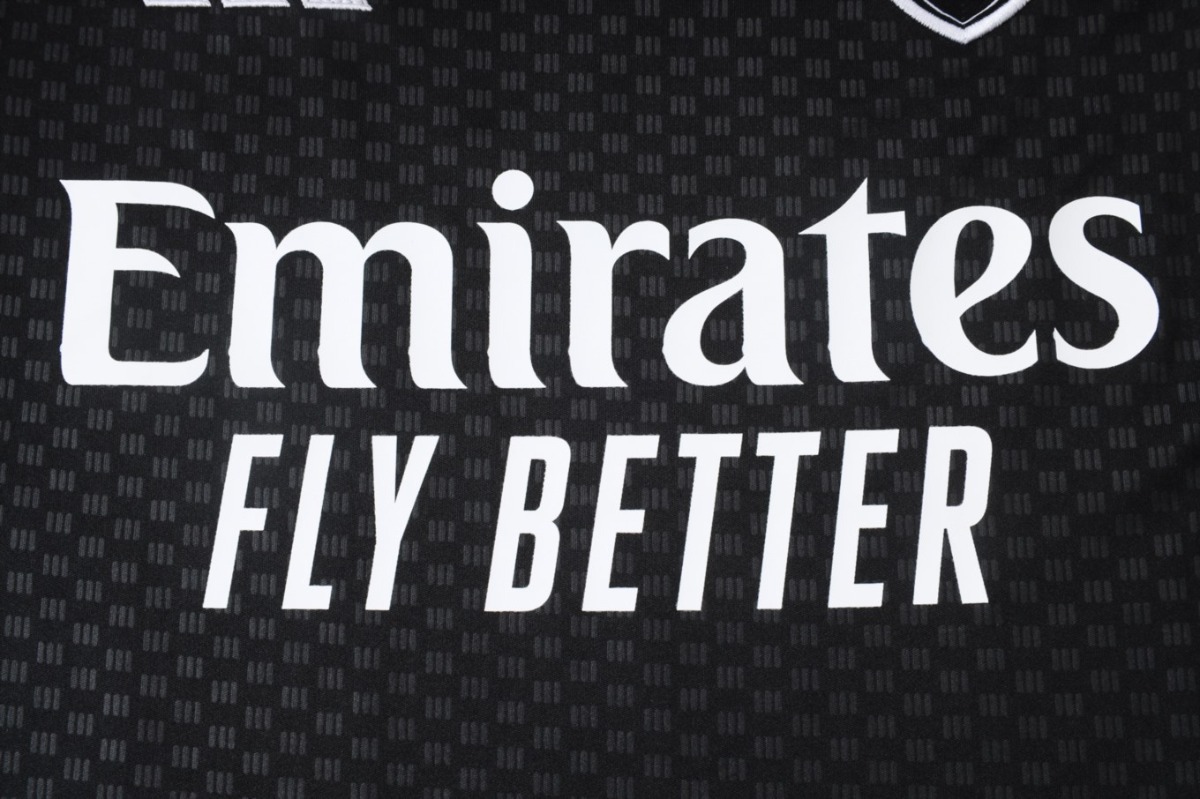 2026 Arsenal Black Training Set Shirt and Shorts