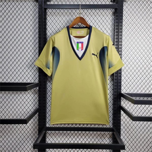 Retro Italy 2006 Golden jersey Fan Version