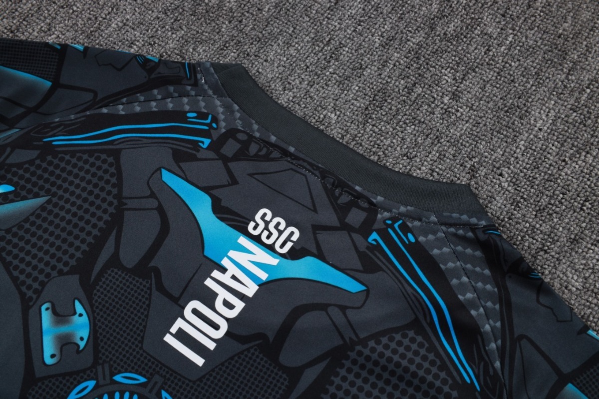 2026 Naples Charcoal gray Training Set Shirt and Shorts
