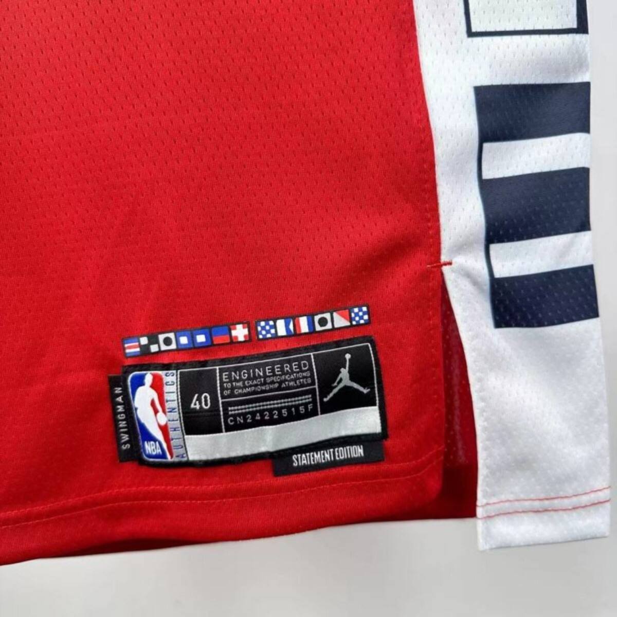 NBA Los Angeles Clippers 24/25 Round Neck JORDAN Edition Red Jersey PAUL#3 S-XXL