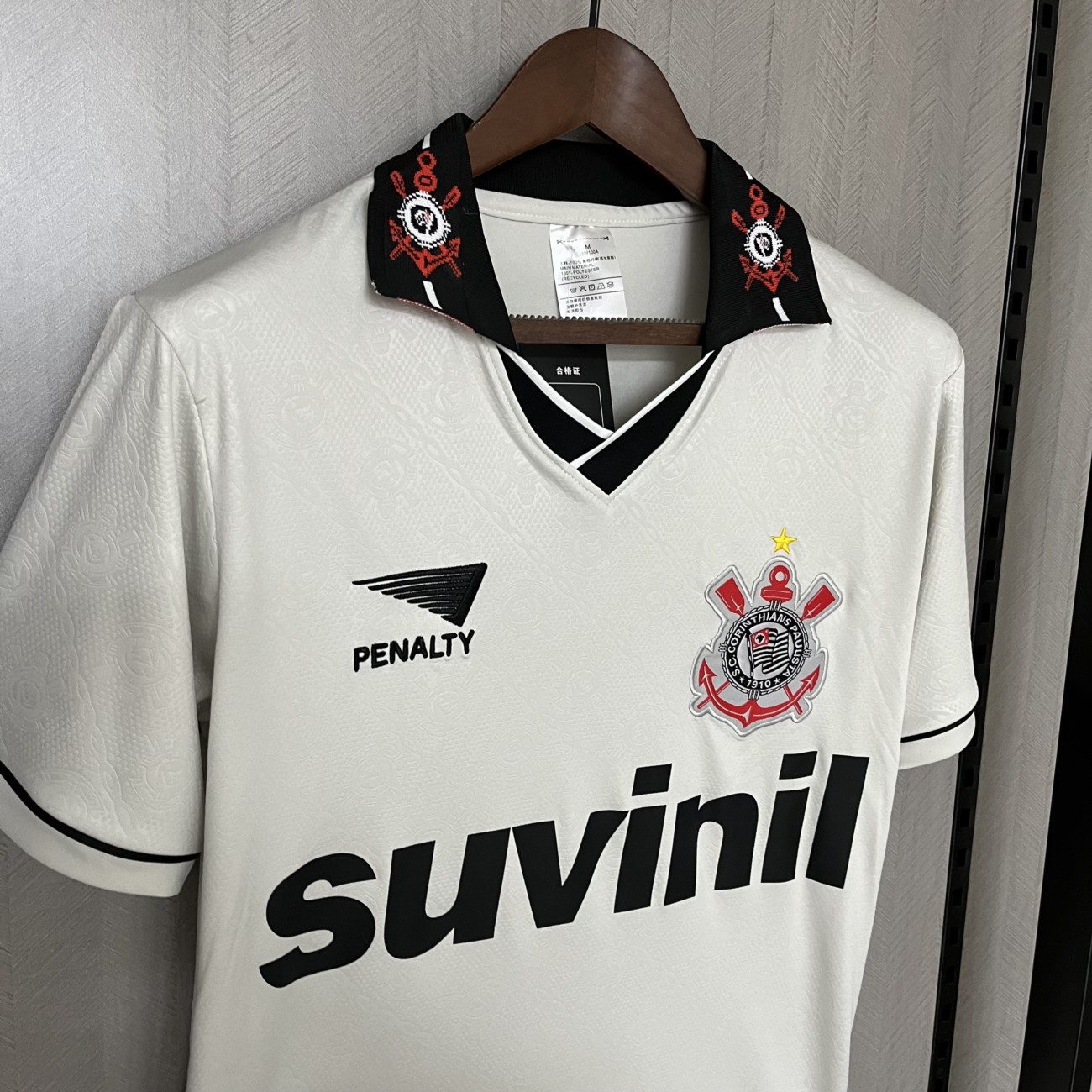 Retro 1996 Corinthians Home jersey Fan Version