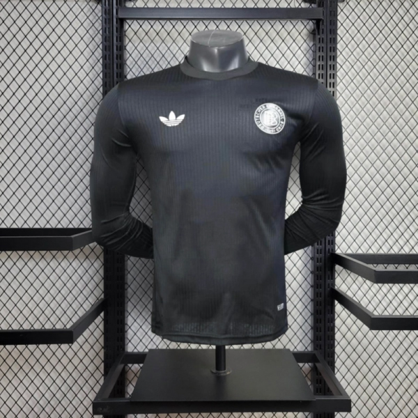 25/26 Germany Anniversary Edition Black Long Sleeve Jersey Player Version